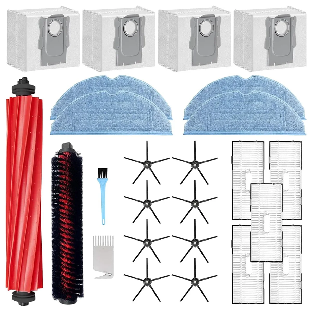 For S7 MaxV Ultra / S7 Pro Ultra Vacuum Cleaner Main Side Brush Hepa Filter Mop Cloth Bags Replacement Parts
For S7 MaxV Ultra / S7 Pro Ultra Vacuum Cleaner Main Side Brush Hepa Filter Mop Cloth Bags Replacement Parts