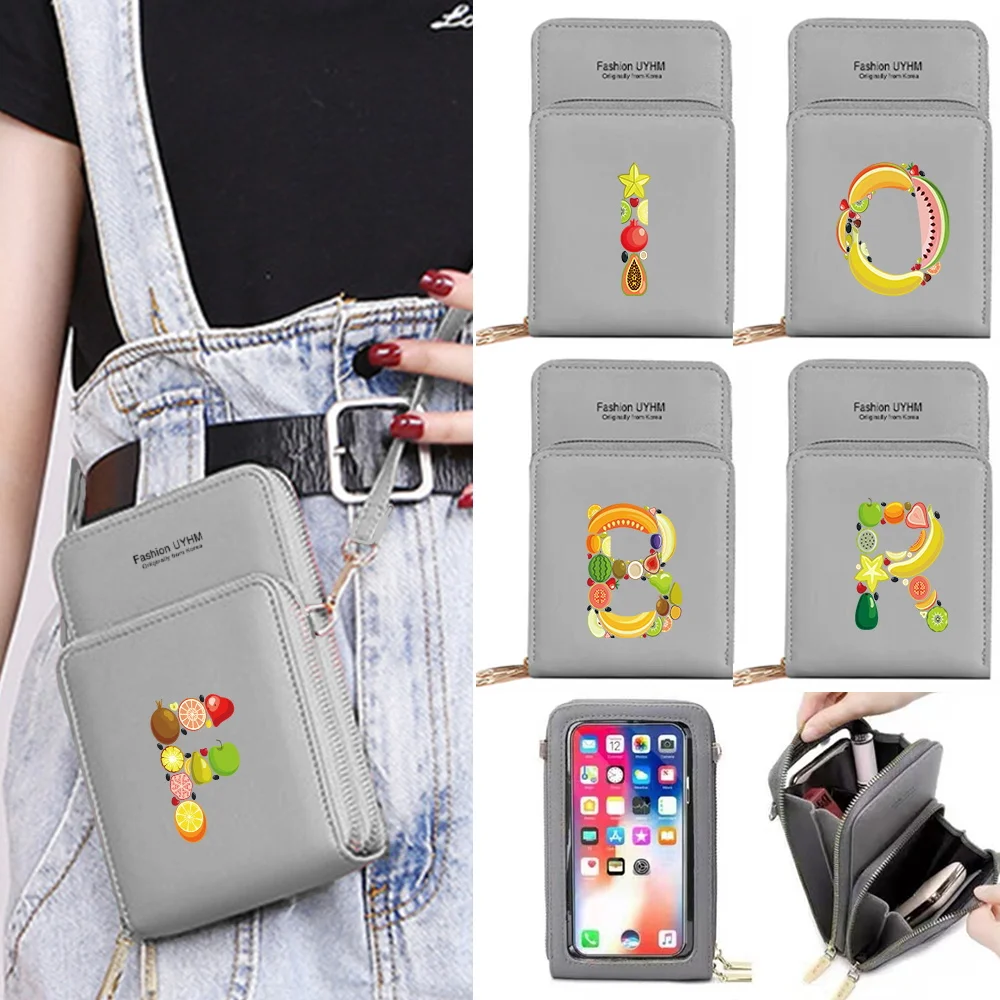 New Multi Compartment Phone Pouch fruit Letter Pattern with Smooth Surface and Slim Profile Perfect for Casual Outings and Trips
New Multi Compartment Phone Pouch fruit Letter Pattern with Smooth Surface and Slim Profile Perfect for Casual Outings and Trips