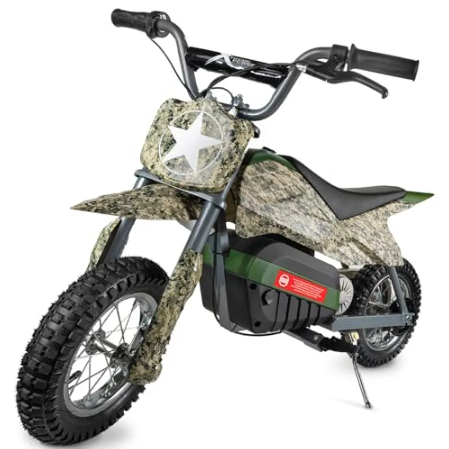 Electric Dirt Bike 24V 250W Battery Powered Mini Dirt Bike for Black Frame with LED Lights Eco-Friendly Ride-On Vehicle
Electric Dirt Bike 24V 250W Battery Powered Mini Dirt Bike for Black Frame with LED Lights Eco-Friendly Ride-On Vehicle