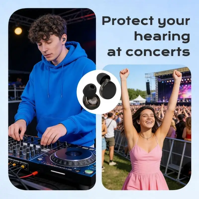 Multipurpose Silicone Earplugs With Excellent Noise Reduction For Concerts Industrial Use Music Event And Deep Sleep D2RC
Multipurpose Silicone Earplugs With Excellent Noise Reduction For Concerts Industrial Use Music Event And Deep Sleep D2RC