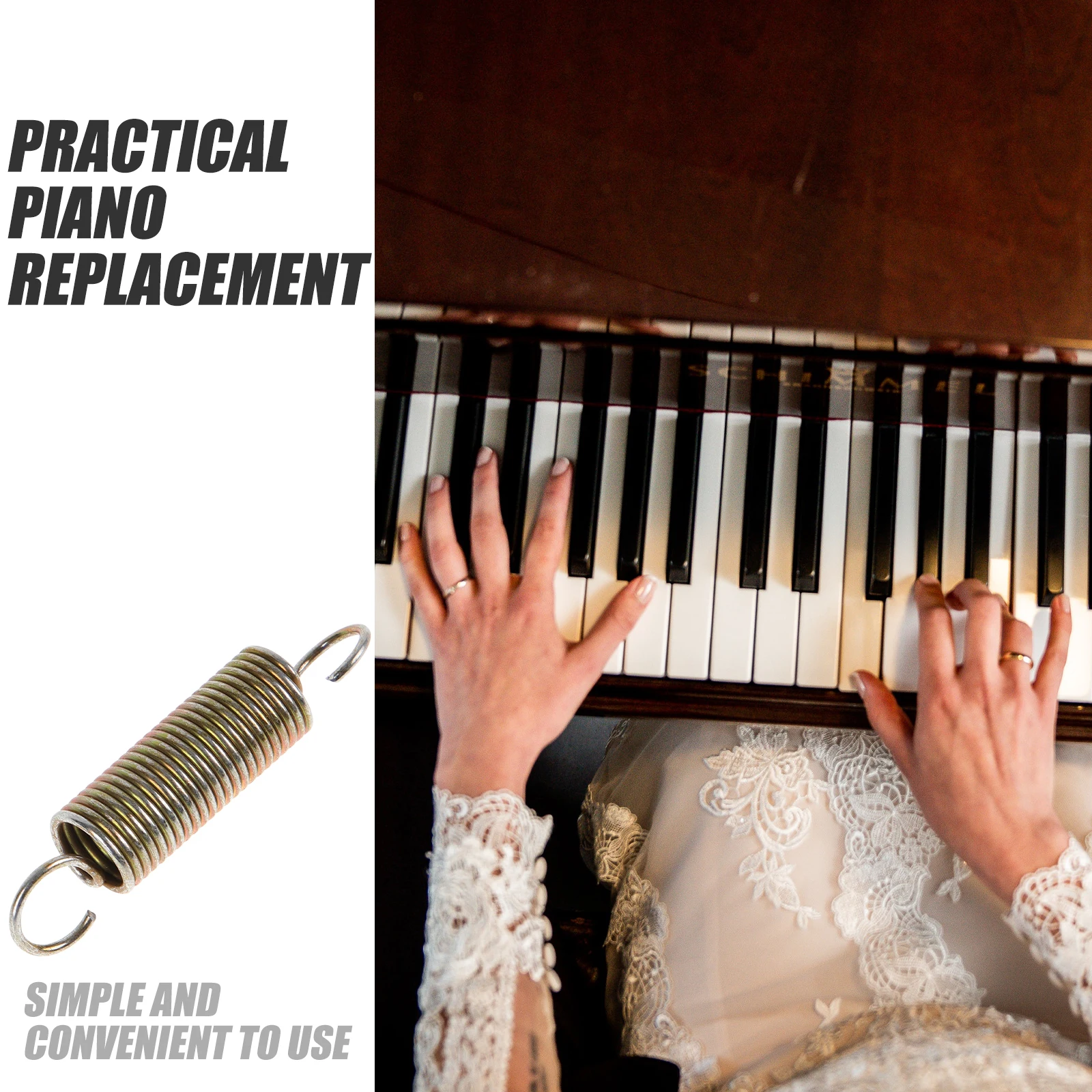 2pcs Coil Spiral Repair Part Piano Tuning Spring Short Durable Spring Steels Replacement For Upright Piano Accessories Tuning
2pcs Coil Spiral Repair Part Piano Tuning Spring Short Durable Spring Steels Replacement For Upright Piano Accessories Tuning