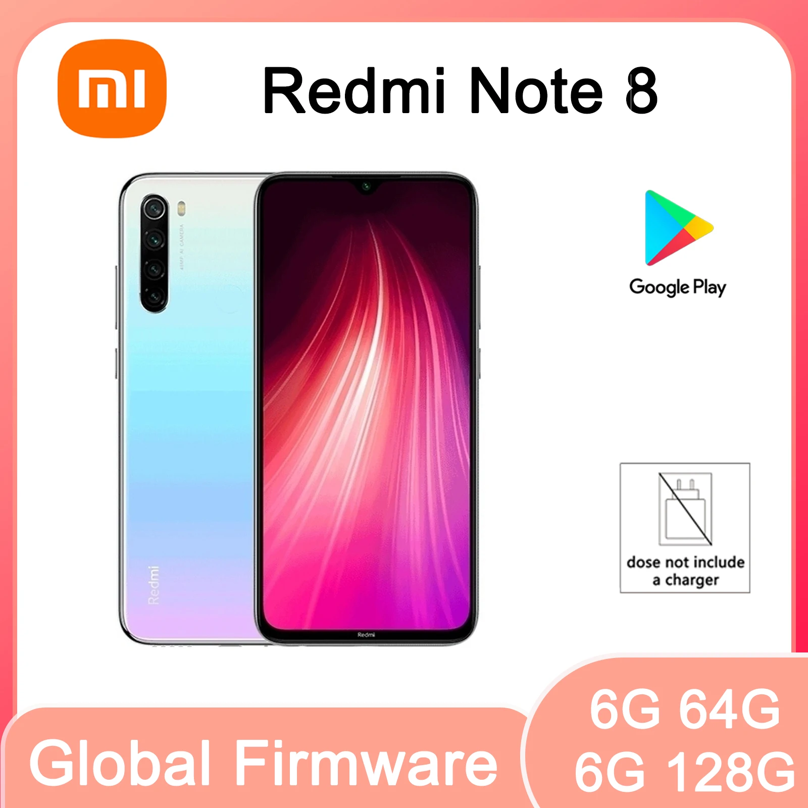 Xiaomi Redmi Note 8 Smartphone Global Firmware Celular original phone full screen unlocked used phones no charger
Xiaomi Redmi Note 8 Smartphone Global Firmware Celular original phone full screen unlocked used phones no charger