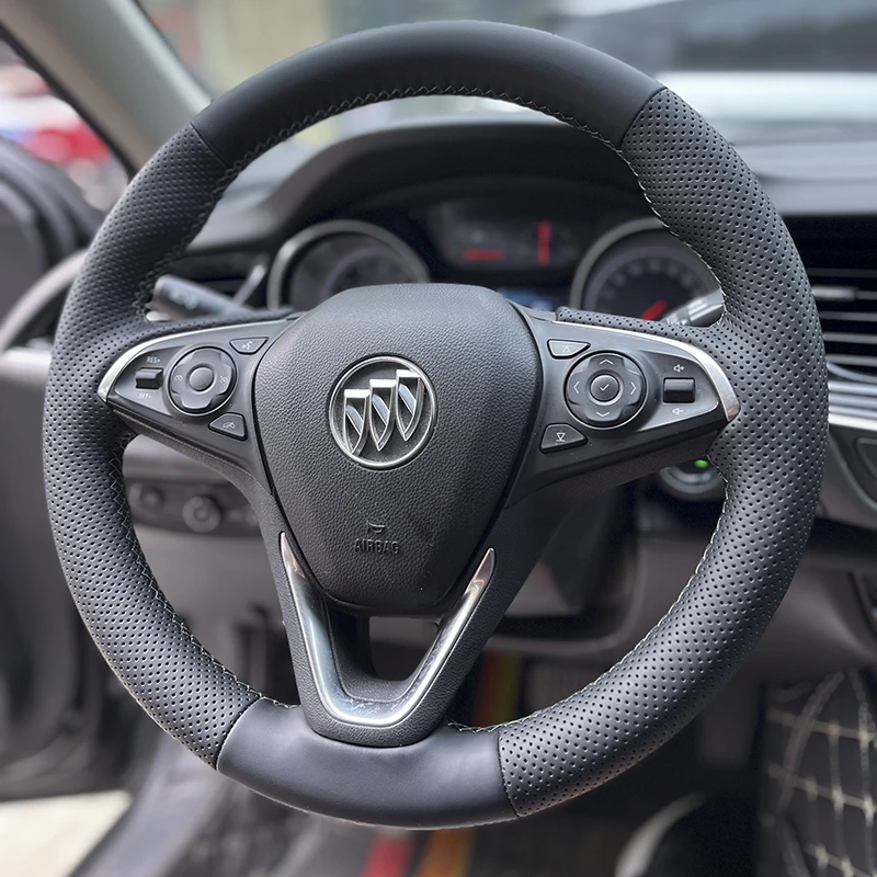 It is suitable for the hand-sewn steering wheel covers of Buick Regal, Buick LaCrosse, Buick Envision and Buick Enclave
It is suitable for the hand-sewn steering wheel covers of Buick Regal, Buick LaCrosse, Buick Envision and Buick Enclave