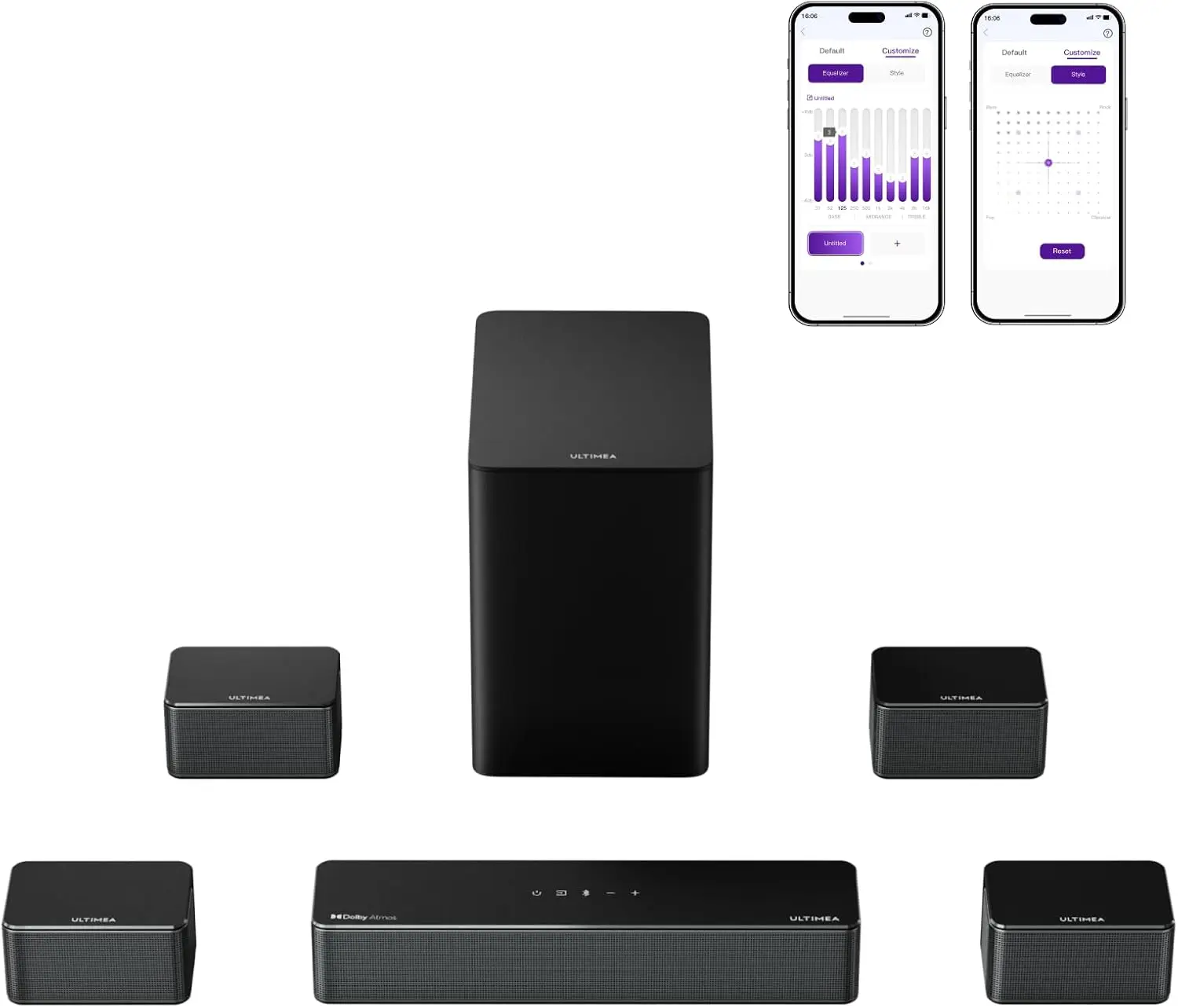 7 1 Surround Sound System for TV with Dolby Atmos 460W Sound Bar for TV with 6 5 Subwoofer APP Control 4 Wired Surround
7 1 Surround Sound System for TV with Dolby Atmos 460W Sound Bar for TV with 6 5 Subwoofer APP Control 4 Wired Surround