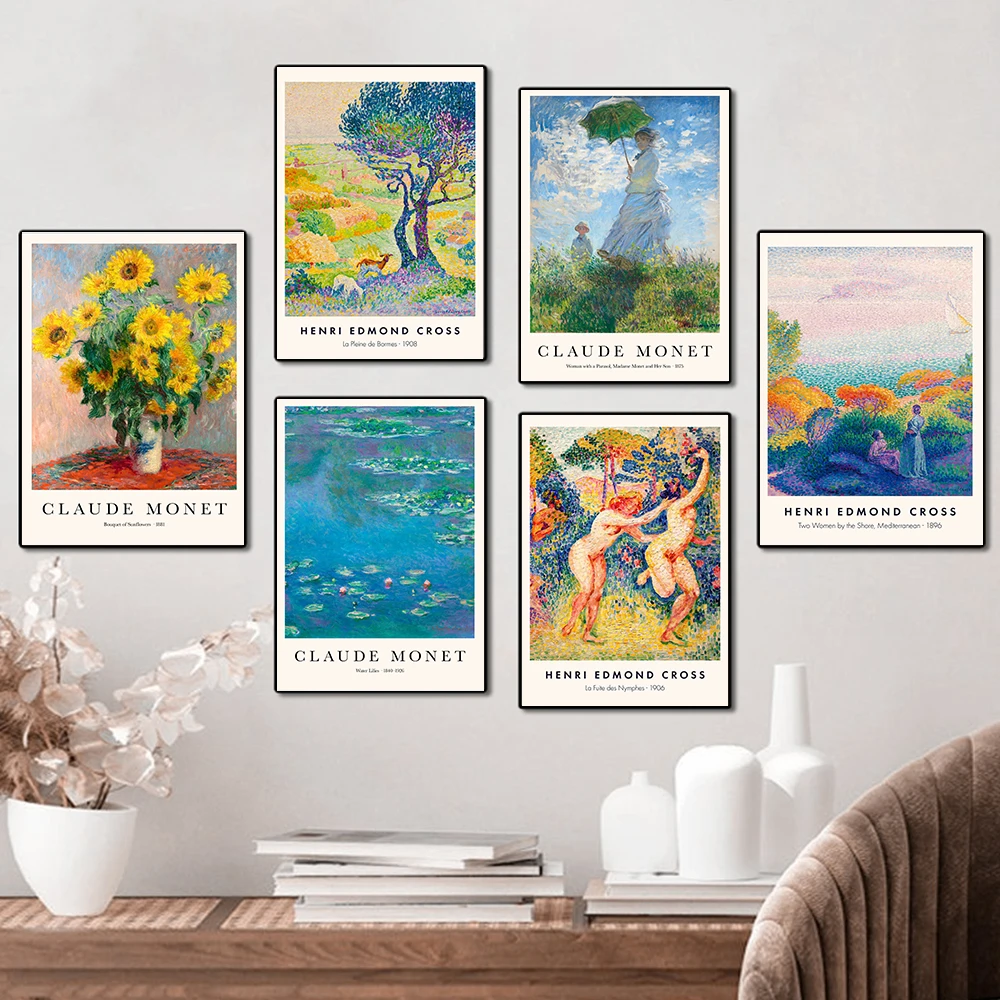Claude Monet Bouquet of Sunflowers Water Lilies Painting Prints On Canvas Art Impressionist Poster Wall Picture for Living Room
Claude Monet Bouquet of Sunflowers Water Lilies Painting Prints On Canvas Art Impressionist Poster Wall Picture for Living Room