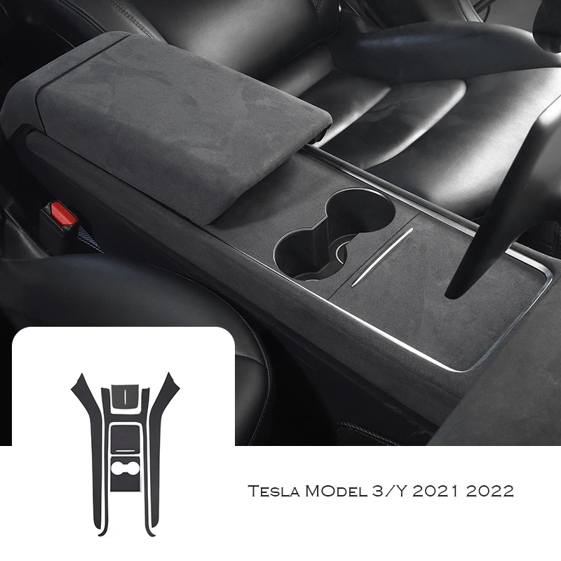 Center Console Wrap Kit For Tesla Model Y & Model 3 2021-2023.10 Interior Decor Suede Frabics Trims Face-lift Modification
Center Console Wrap Kit For Tesla Model Y & Model 3 2021-2023.10 Interior Decor Suede Frabics Trims Face-lift Modification