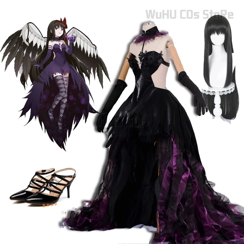 Puella Magi Madoka Magica Homuras Akemi Demon Form Cosplay Costume Gown Goddess Dress Walpurgis Night Women Cosplay Wig Clothes
Puella Magi Madoka Magica Homuras Akemi Demon Form Cosplay Costume Gown Goddess Dress Walpurgis Night Women Cosplay Wig Clothes