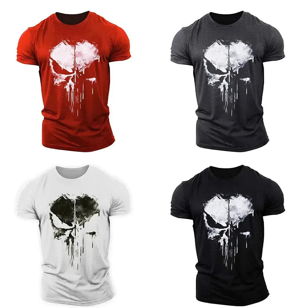 2024 New Summer Men's T-Shirt Fashion Skull Graphic Prints Casual Round Neck Men's Top Men's Oversized Cotton Tee T-shirt Tops
2024 New Summer Men's T-Shirt Fashion Skull Graphic Prints Casual Round Neck Men's Top Men's Oversized Cotton Tee T-shirt Tops