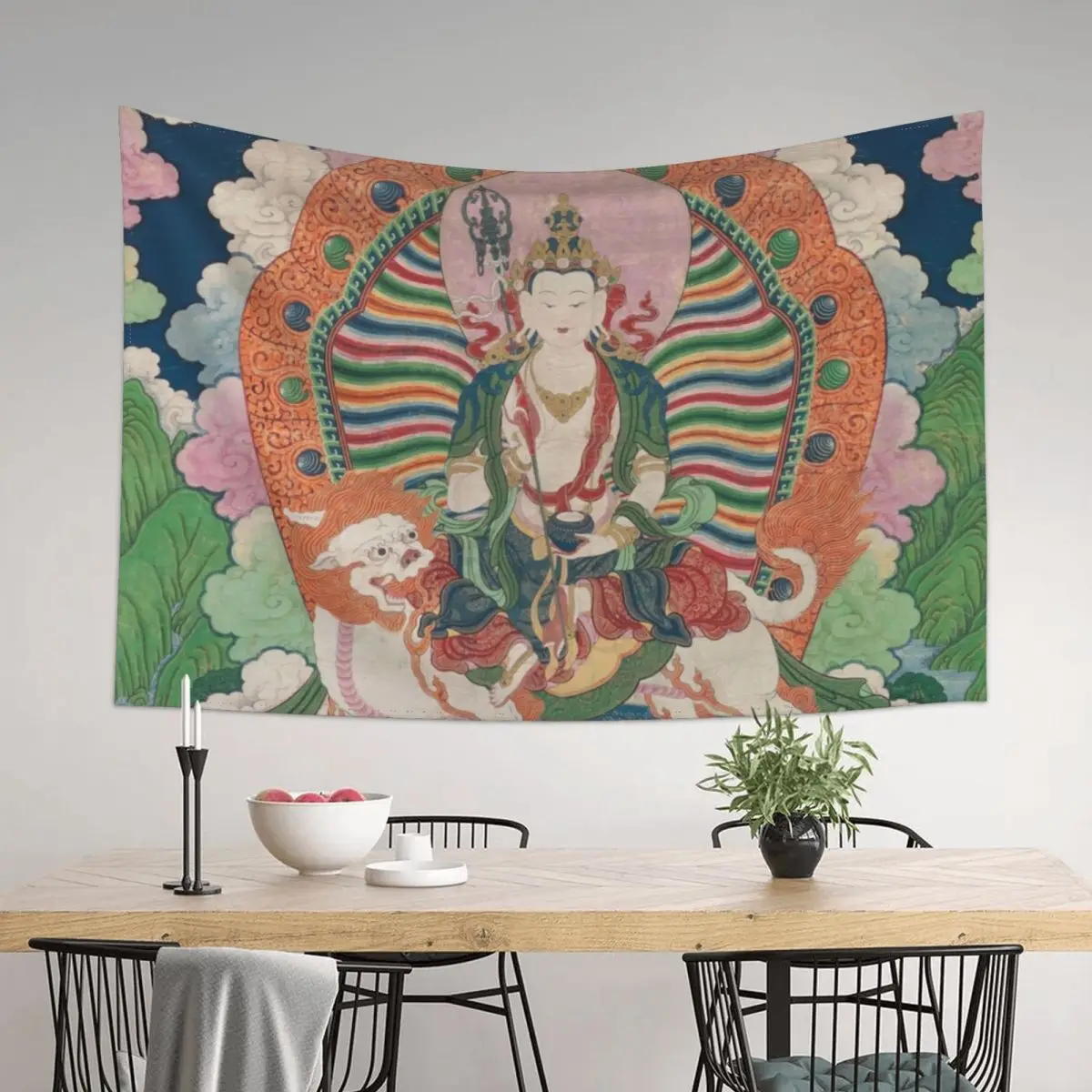 Ksitigarbha Thangka Tapestry Outdoor Decor Things To The Room Wall Decor Hanging Home And Comfort Decor Tapestry 
Ksitigarbha Thangka Tapestry Outdoor Decor Things To The Room Wall Decor Hanging Home And Comfort Decor Tapestry