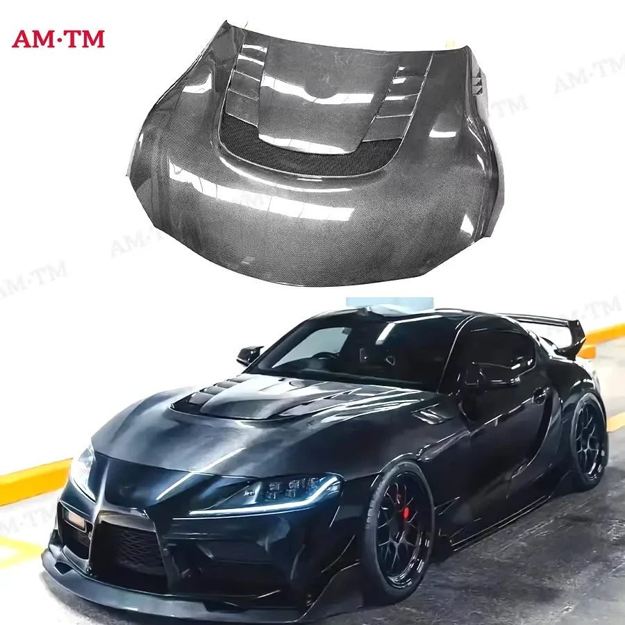 For Supra A90 A91 2019+ Carbon fiber hood engine cover carbon fiber engine cover The hood of an automobil Body Kit
For Supra A90 A91 2019+ Carbon fiber hood engine cover carbon fiber engine cover The hood of an automobil Body Kit