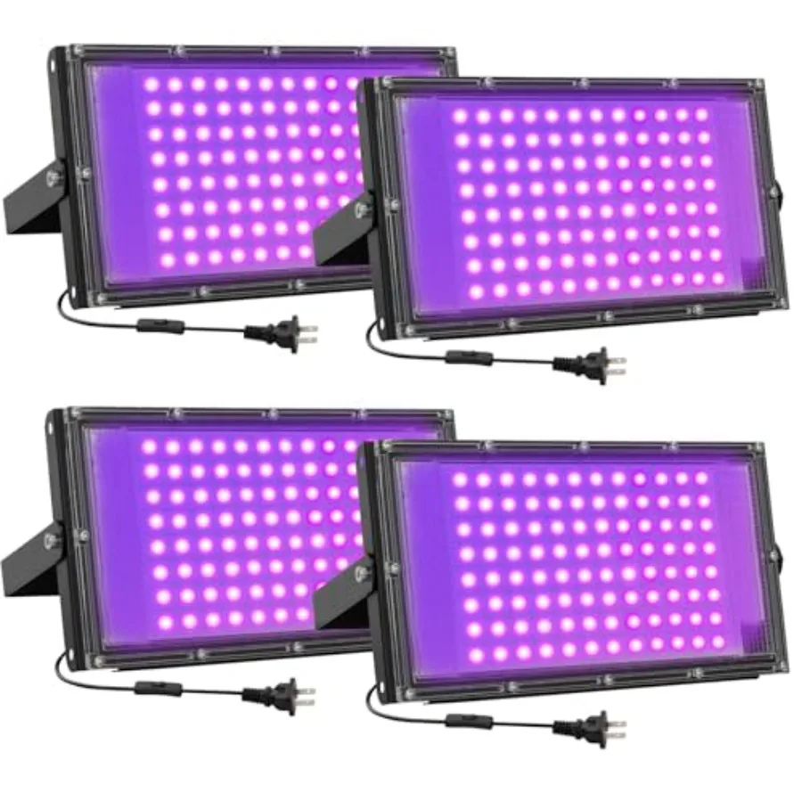 100W LED Black Lights for Glow Party UV Blacklight Floodlight 395nm BlackLights Spotlight Purple Black Light Flood Light Fluore
100W LED Black Lights for Glow Party UV Blacklight Floodlight 395nm BlackLights Spotlight Purple Black Light Flood Light Fluore