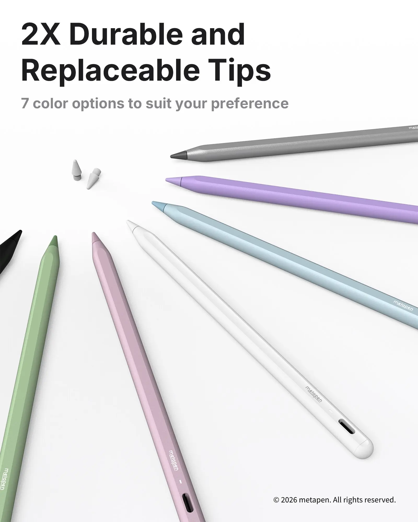 Metapen A8 Stylus Pen for iPad Pencil Palm Rejection Stylus For iPad Pencil Accessories Pro12.9/11/13-inch M4 Air 3/4/5/M2/M3/M4
Metapen A8 Stylus Pen for iPad Pencil Palm Rejection Stylus For iPad Pencil Accessories Pro12.9/11/13-inch M4 Air 3/4/5/M2/M3/M4