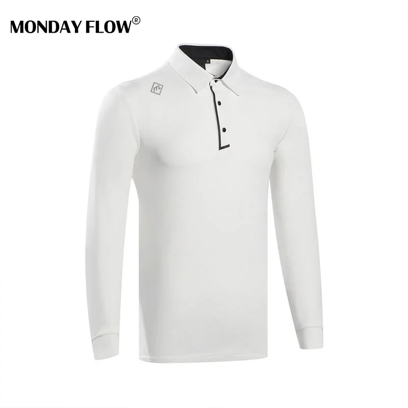 Monday Flow Men's Golf T-shirt Spring Sports Golf Apparel Long Sleeve Shirt Dry Fit Breathable Polo Shirts for Men Golf Shirts
Monday Flow Men's Golf T-shirt Spring Sports Golf Apparel Long Sleeve Shirt Dry Fit Breathable Polo Shirts for Men Golf Shirts