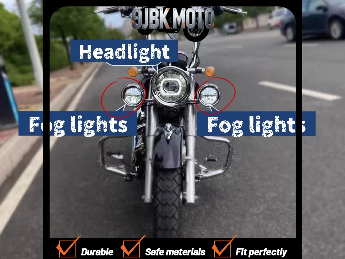 【Perfect fit】For Lifan V400 fog lamp three lamp cap headlight cap Harley gangster style modification accessories
【Perfect fit】For Lifan V400 fog lamp three lamp cap headlight cap Harley gangster style modification accessories