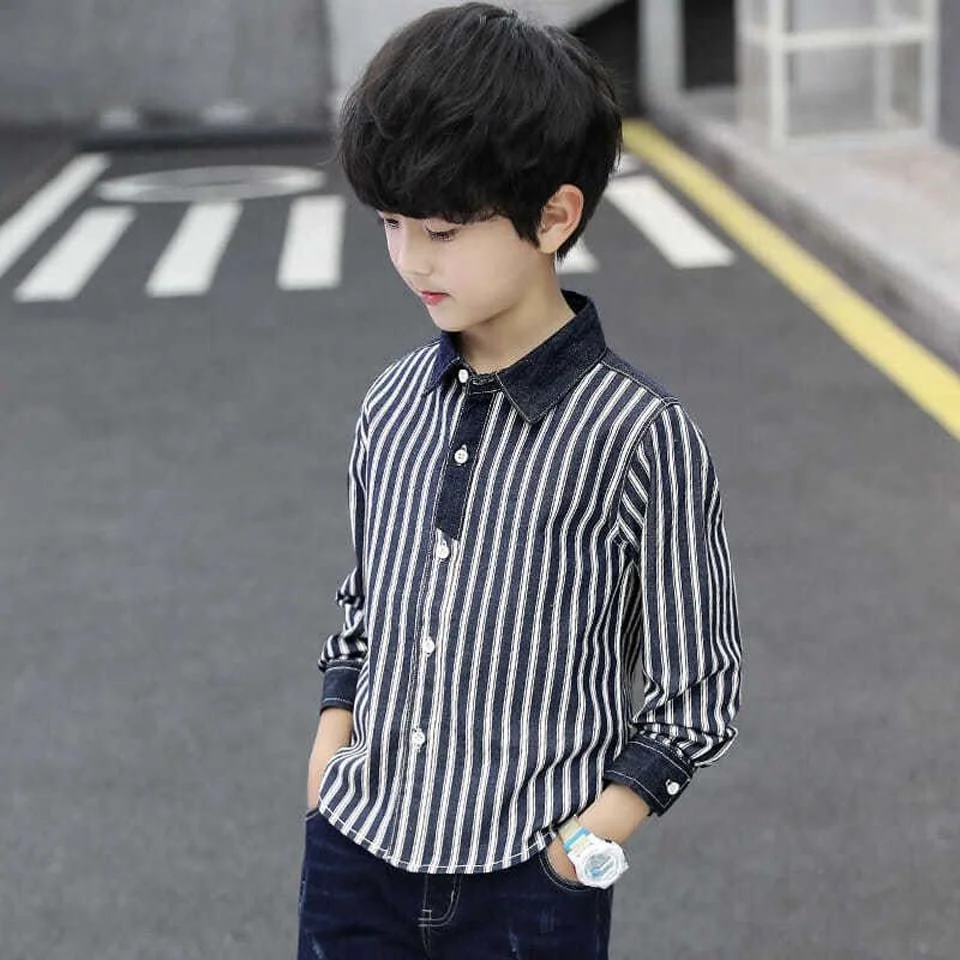 Autumn Shirts 2023 Kids Boys Long Sleeve Striped Todder Boy Shirts For Boys Cotton Fashion Handsome Baby Boy Tops Children 4-14
Autumn Shirts 2023 Kids Boys Long Sleeve Striped Todder Boy Shirts For Boys Cotton Fashion Handsome Baby Boy Tops Children 4-14