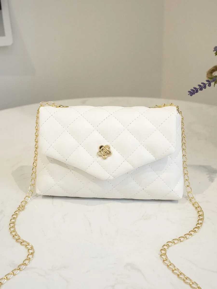 Mini Quilted Flap Chain Crossbody Bag For Women Shoulder Messenger Bag
Mini Quilted Flap Chain Crossbody Bag For Women Shoulder Messenger Bag