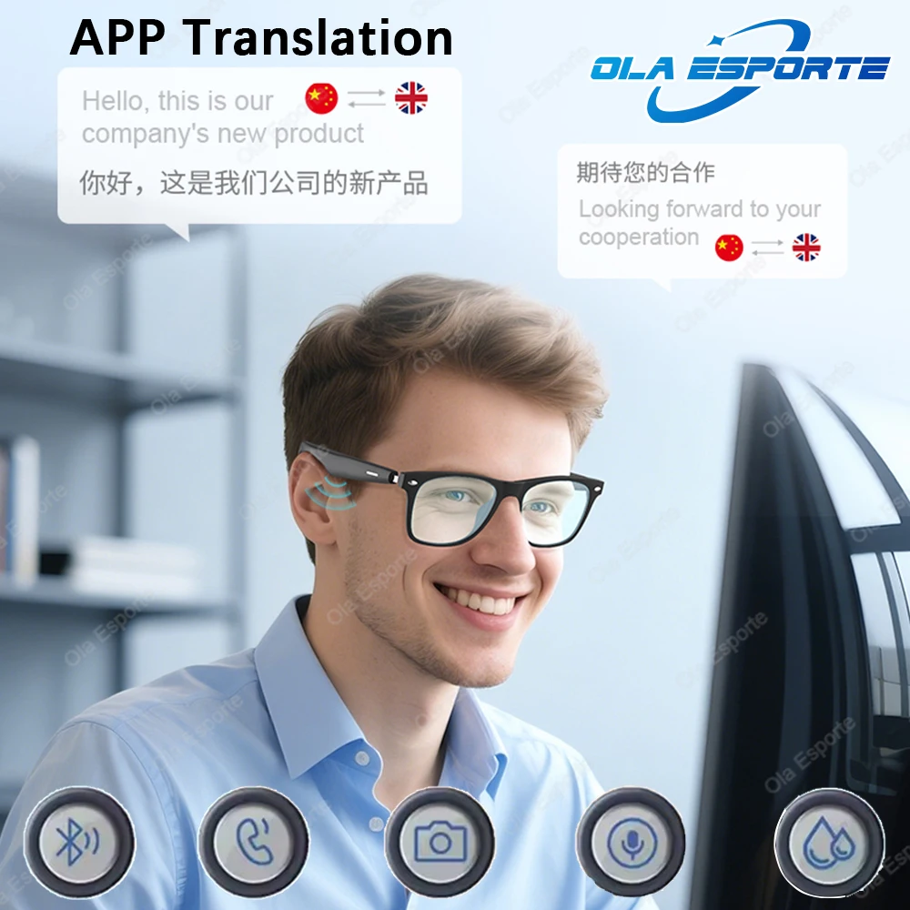 New Magnetic Smart Glasses Anti-Blue Light UV400 Polarized Sunglass Music Camera Voice Assistant Outdoor Sports Smart Sunglasses
New Magnetic Smart Glasses Anti-Blue Light UV400 Polarized Sunglass Music Camera Voice Assistant Outdoor Sports Smart Sunglasses