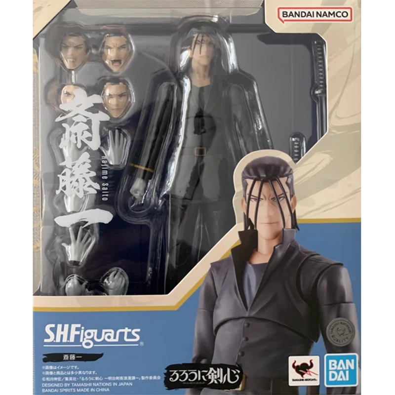 Original Bandai Sh Figuarts SHF Hajime Saito Action Figures Anime Model Toys Collection In Stock
Original Bandai Sh Figuarts SHF Hajime Saito Action Figures Anime Model Toys Collection In Stock
