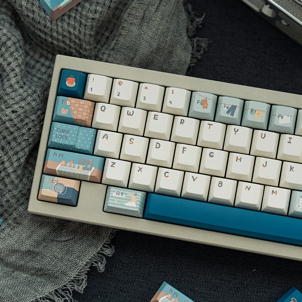 Keycap Sewing Cat Pbt Sublimation 1.7Mm Thickness Customized Retro Blue And Milky White Keyboard Keycaps
Keycap Sewing Cat Pbt Sublimation 1.7Mm Thickness Customized Retro Blue And Milky White Keyboard Keycaps
