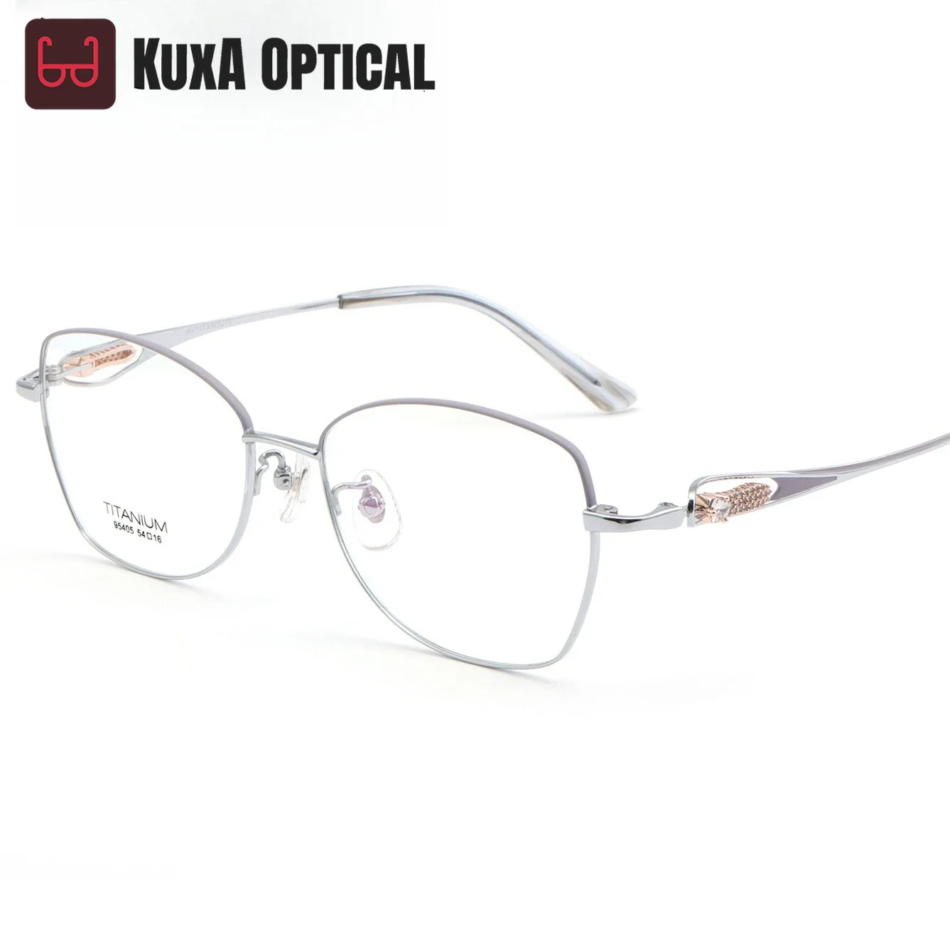 Luxury Diamond Design Women Titanium Hyperopia Progressive Lenses Eyewear Optical Glasses Prescription Myopia reading glasses
Luxury Diamond Design Women Titanium Hyperopia Progressive Lenses Eyewear Optical Glasses Prescription Myopia reading glasses