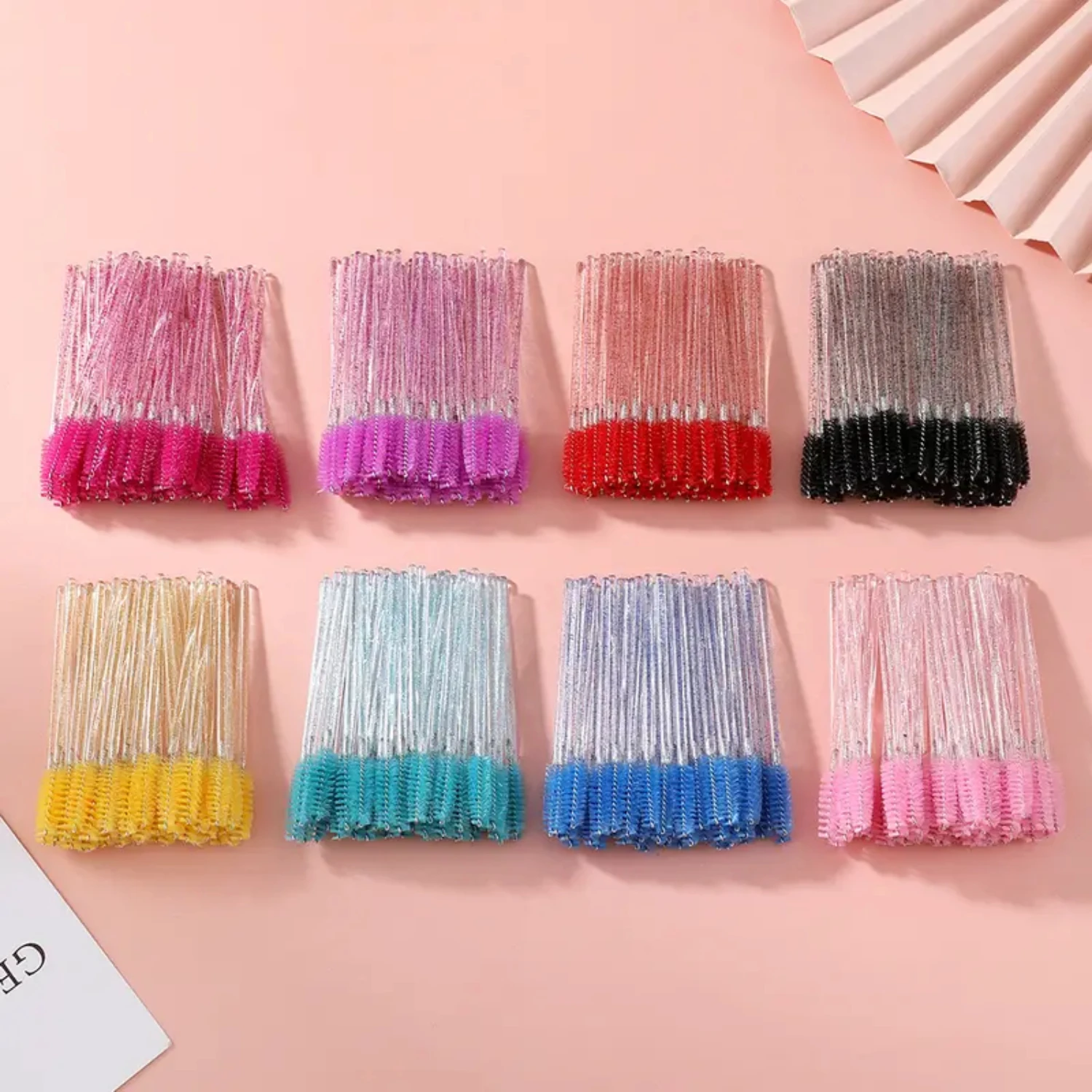 High-Quality, Luxurious Disposable Crystal Eyelash Brush Set - Professional Makeup Applicator Spoolies Tools Kit with 50 Pcs for
High-Quality, Luxurious Disposable Crystal Eyelash Brush Set - Professional Makeup Applicator Spoolies Tools Kit with 50 Pcs for