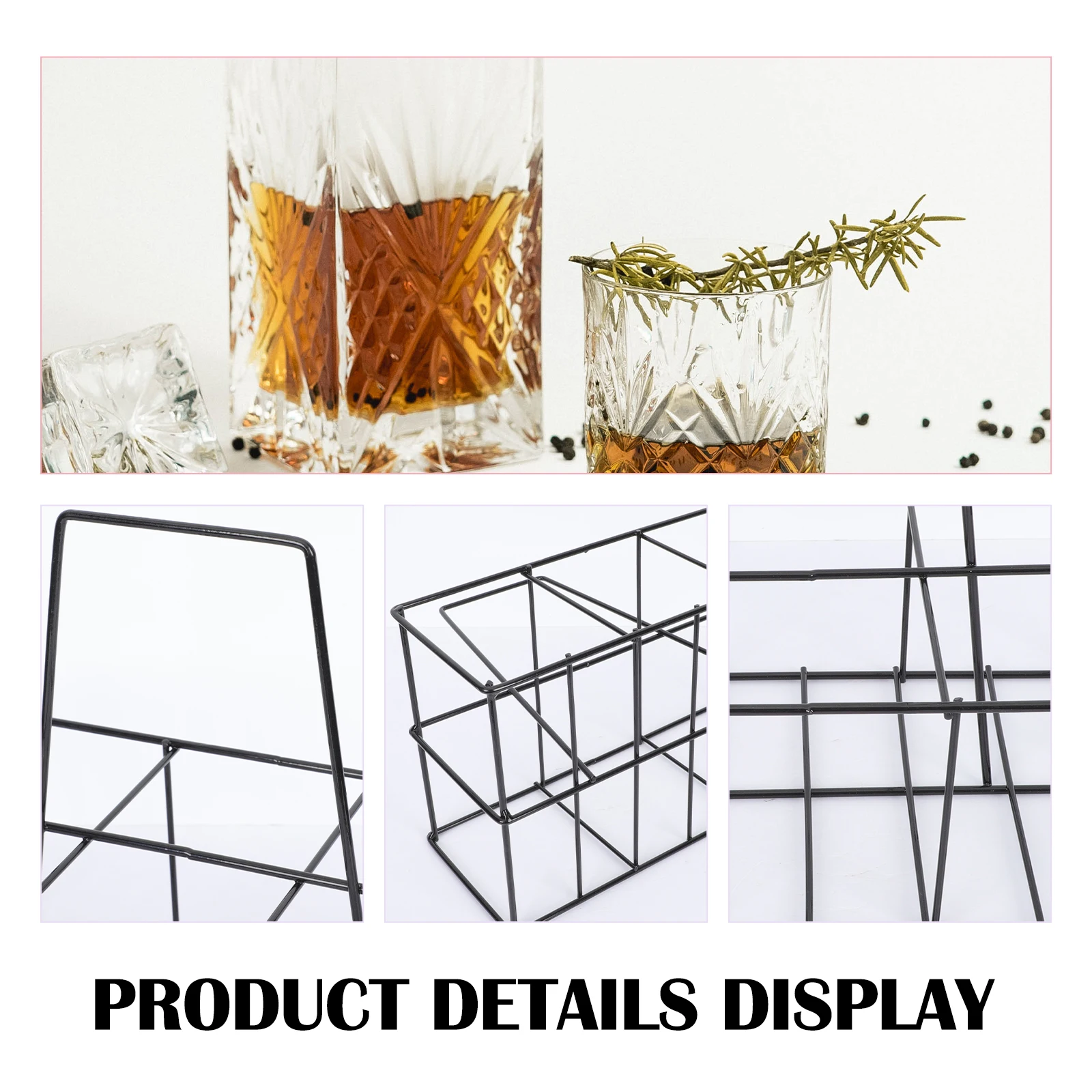 Iron Milk Bottle Holder Storage Carrying Basket Beer Bottle Rack Practical Home Bar Use Kitchen Pub
Iron Milk Bottle Holder Storage Carrying Basket Beer Bottle Rack Practical Home Bar Use Kitchen Pub