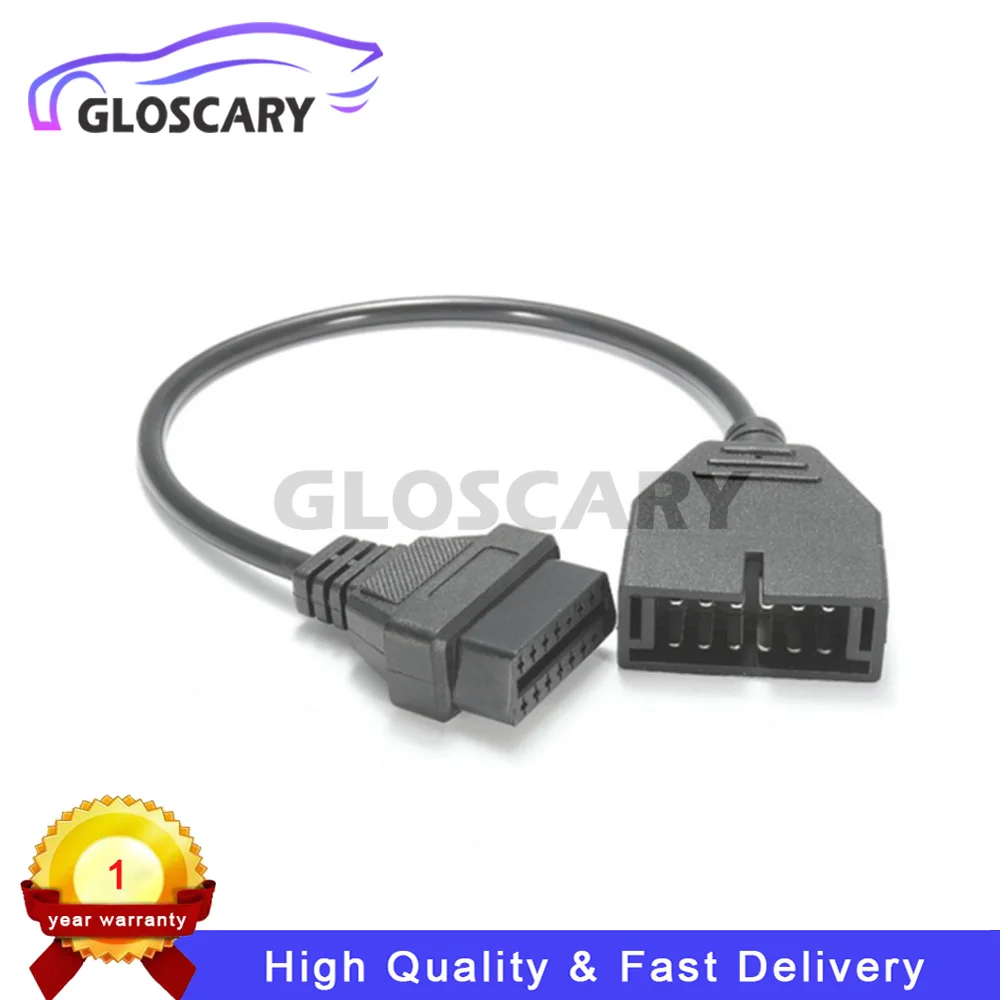 OBD1 to OBD2 GM Adapter Cable 12 Pin Male to 16 Pin Female Extension OBD II Connector Replacement for GM Diagnostic Tool
OBD1 to OBD2 GM Adapter Cable 12 Pin Male to 16 Pin Female Extension OBD II Connector Replacement for GM Diagnostic Tool