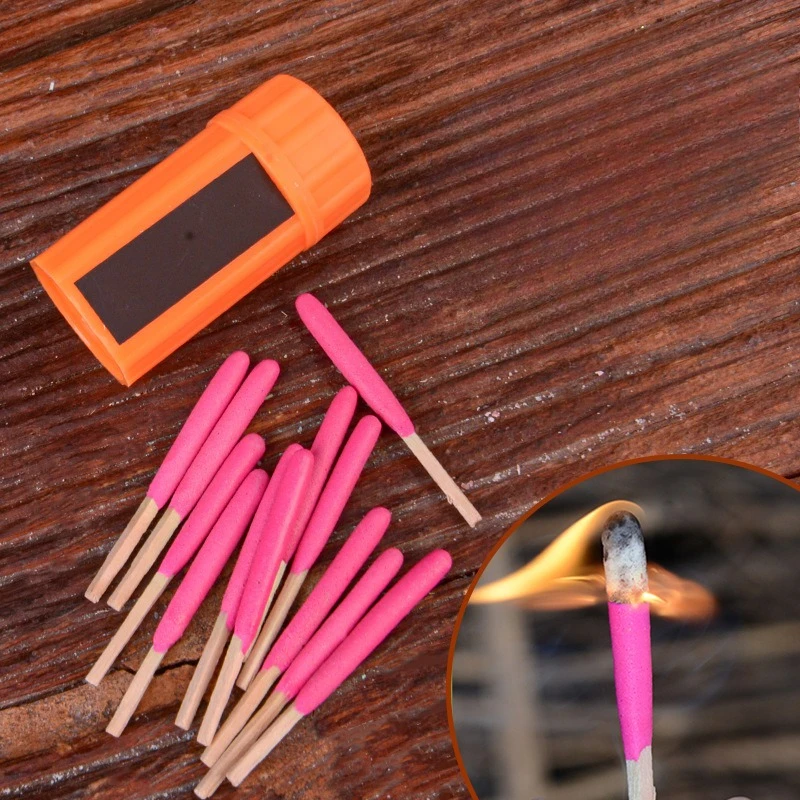 Outdoor Camping Portable Matchsticks Windproof Waterproof Matches Emergency Survival Combustion Ignition Equipment 20pcs (box)
Outdoor Camping Portable Matchsticks Windproof Waterproof Matches Emergency Survival Combustion Ignition Equipment 20pcs (box)