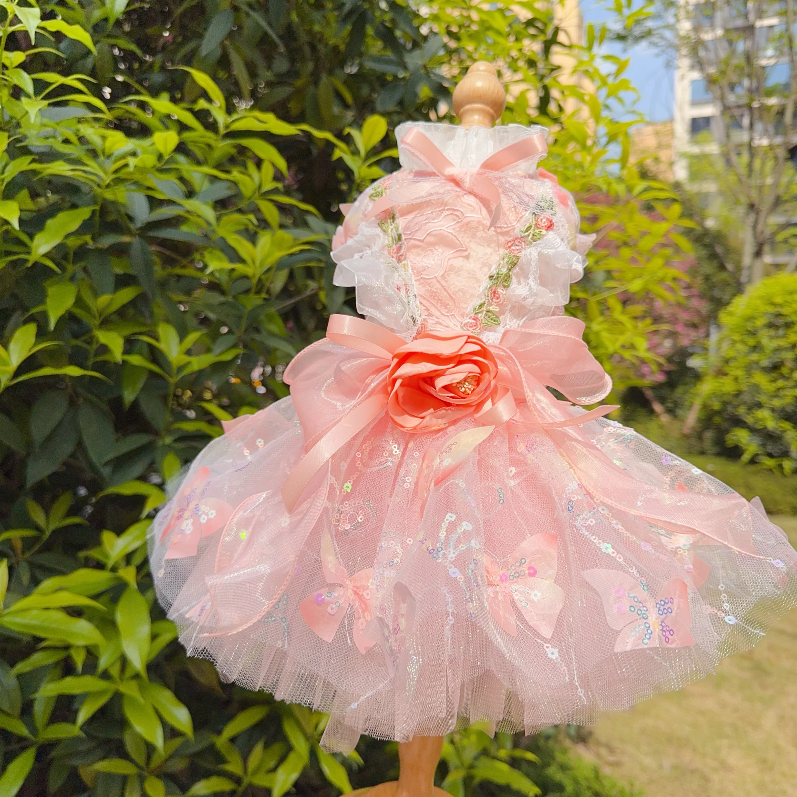 2025 Spring Summer Puppy Dog Cat Costumes Pink Yellow Purple Hollow Lace Flower Bow Dresses For Small Medium Dog Pet Dog Clothes
2025 Spring Summer Puppy Dog Cat Costumes Pink Yellow Purple Hollow Lace Flower Bow Dresses For Small Medium Dog Pet Dog Clothes