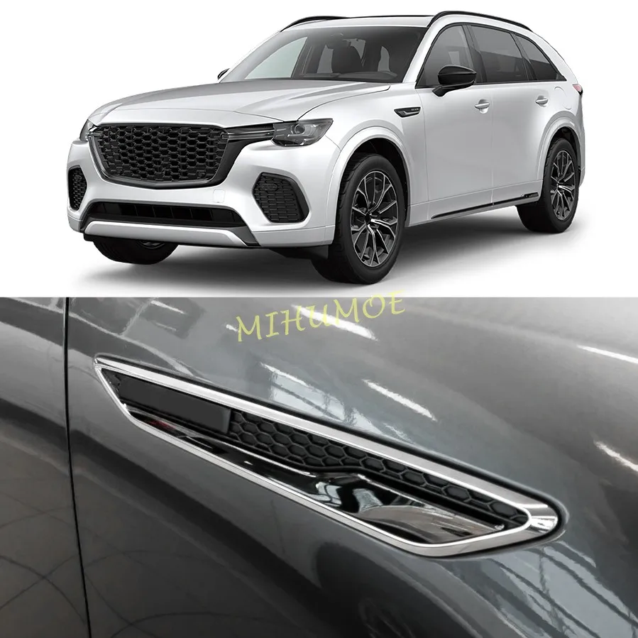 Для Mazda CX-70 2025 2026 2027: Декоративные накладки на боковые воздухозаборники («акульи жабры») для стайлинга автомобиля
Для Mazda CX-70 2025 2026 2027: Декоративные накладки на боковые воздухозаборники («акульи жабры») для стайлинга автомобиля