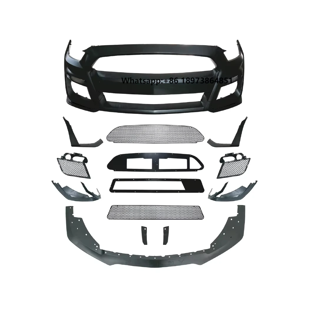 High Quality Body Kit for Mustang Modified to Gt500 Front Bumper Rear Bumper Side Skirt Grille Hood Fender
High Quality Body Kit for Mustang Modified to Gt500 Front Bumper Rear Bumper Side Skirt Grille Hood Fender