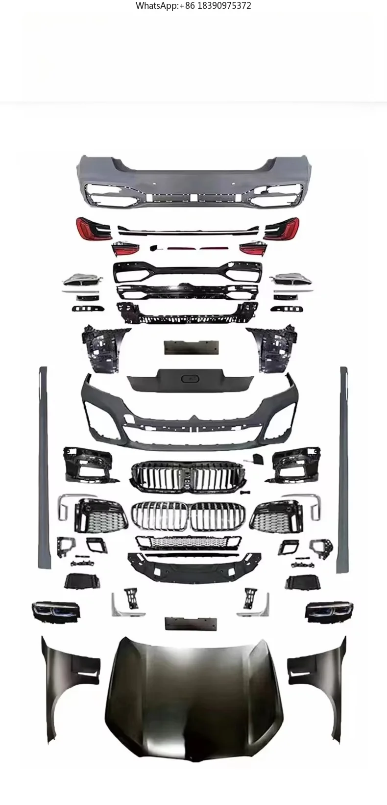 2016-2018 G12 Car Modification Upgrade 2022 Front Bumper Engine Hood Headlights Rear Bumper Taillights Body Kit
2016-2018 G12 Car Modification Upgrade 2022 Front Bumper Engine Hood Headlights Rear Bumper Taillights Body Kit
