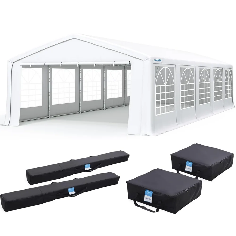 Premium 20x32 Party Tent Heavy Duty Outdoor Gazebo White Event Shelter Wedding Canopy Tent for Parties Carport BBQ, Customized
Premium 20x32 Party Tent Heavy Duty Outdoor Gazebo White Event Shelter Wedding Canopy Tent for Parties Carport BBQ, Customized
