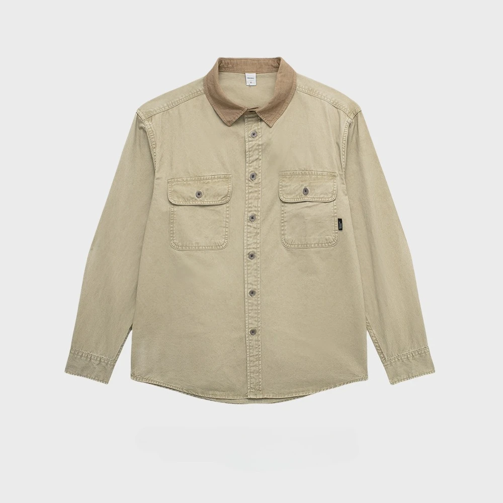 2026 Spring and Autumn Men's Long Sleeve Shirt Casual Cotton Contrast Collar Fashion Tooling Shirt
2026 Spring and Autumn Men's Long Sleeve Shirt Casual Cotton Contrast Collar Fashion Tooling Shirt