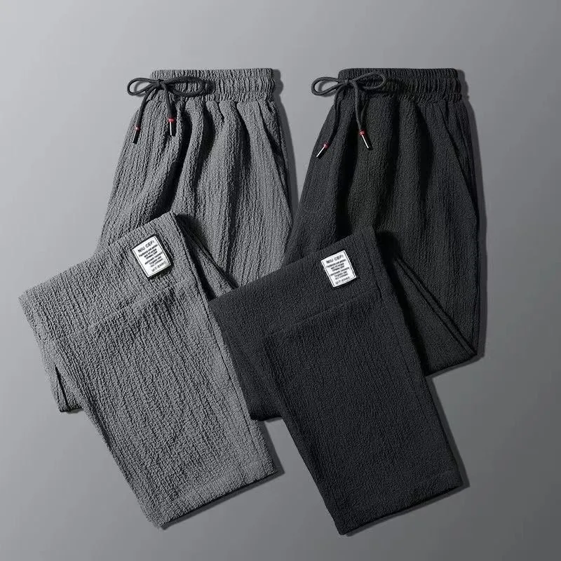 Summer Ice Silk Qui Dry Lightweight Sports Men's Pants Cotton Linen Casual Loose Fit Straight Leg Long Trousers
Summer Ice Silk Qui Dry Lightweight Sports Men's Pants Cotton Linen Casual Loose Fit Straight Leg Long Trousers