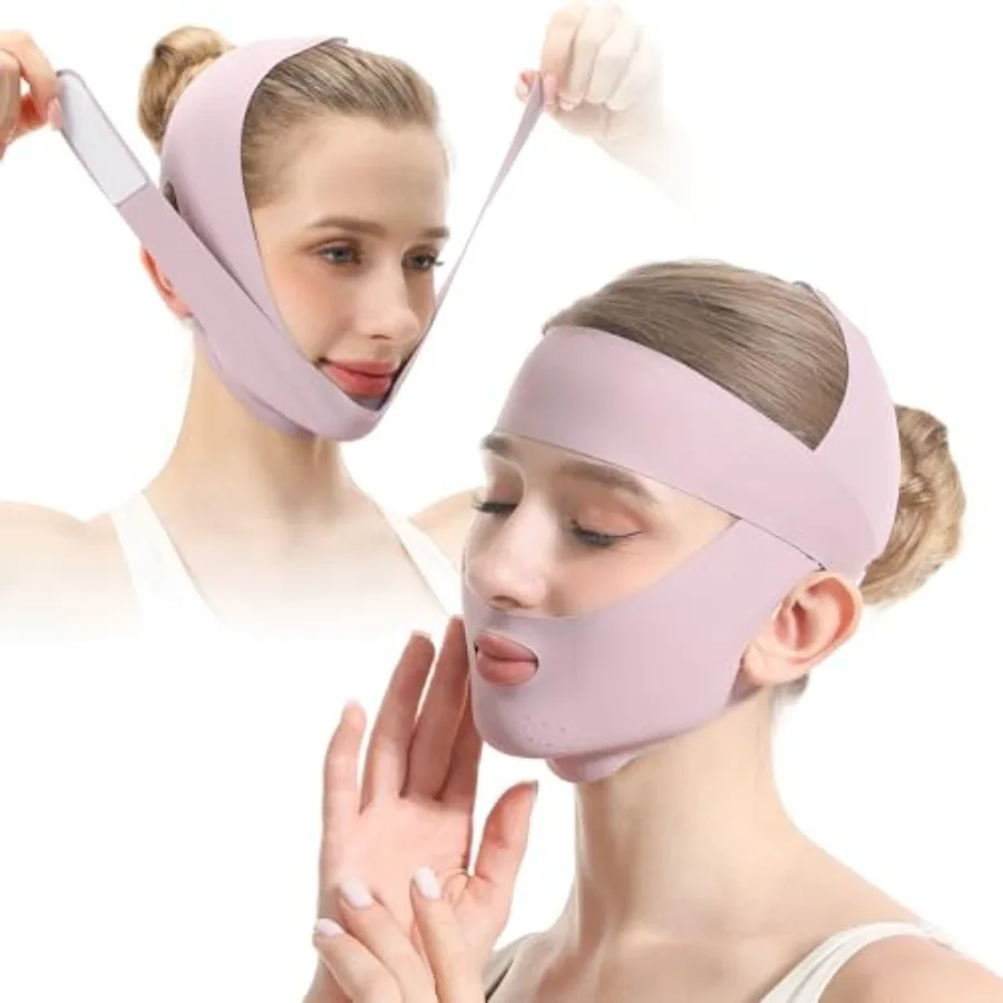 Face Lift Belt Forehead Lift Band, Breathable Comfort Pressure Forehead Bandage Chin Up Face Lifting Vshaped Strap
Face Lift Belt Forehead Lift Band, Breathable Comfort Pressure Forehead Bandage Chin Up Face Lifting Vshaped Strap