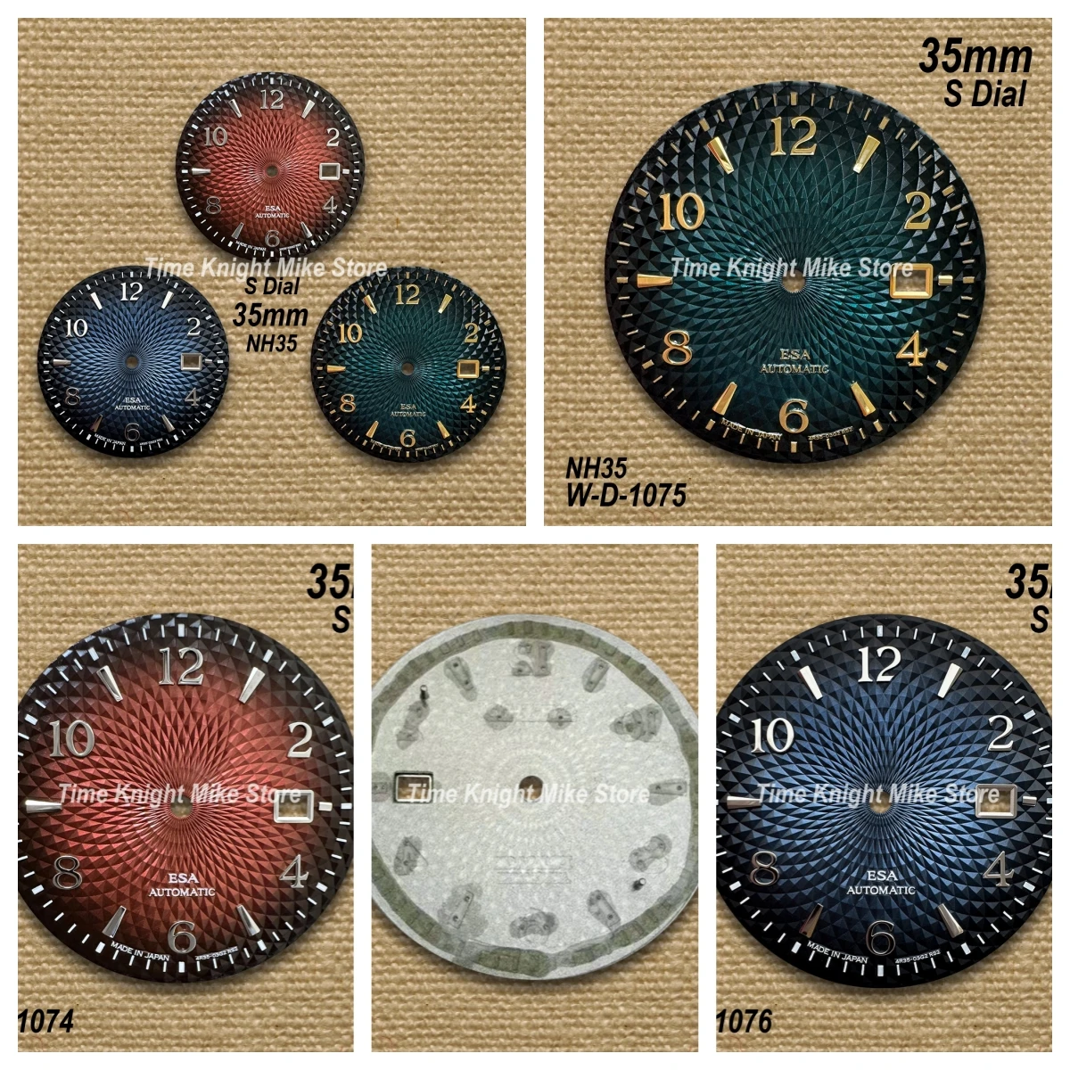 35mm S Logo Cocktail Dial Fit NH35/NH36 Movement High-Quality NO Luminous Lotus Dial Watch Modification Accessories
35mm S Logo Cocktail Dial Fit NH35/NH36 Movement High-Quality NO Luminous Lotus Dial Watch Modification Accessories