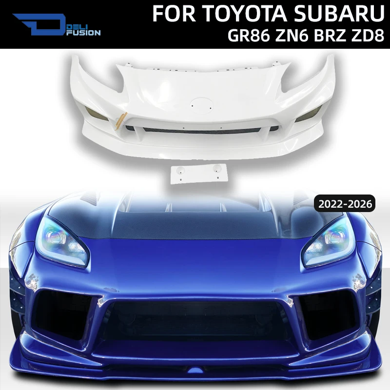 Передний бампер из FRP для Subaru BRZ ZD8 и Toyota GR86 ZN6 2022-2026 (с эмблемой, креплением для номерного знака и крышкой буксировочного крюка) — Автоаксессуары
Передний бампер из FRP для Subaru BRZ ZD8 и Toyota GR86 ZN6 2022-2026 (с эмблемой, креплением для номерного знака и крышкой буксировочного крюка) — Автоаксессуары