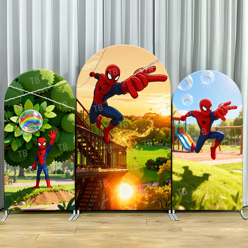 TB Marvel Superhero Spider-Man Arch Backdrop Cover for Kids Birthday Party Baby Shower Decor Photograph Background Wall Props
TB Marvel Superhero Spider-Man Arch Backdrop Cover for Kids Birthday Party Baby Shower Decor Photograph Background Wall Props