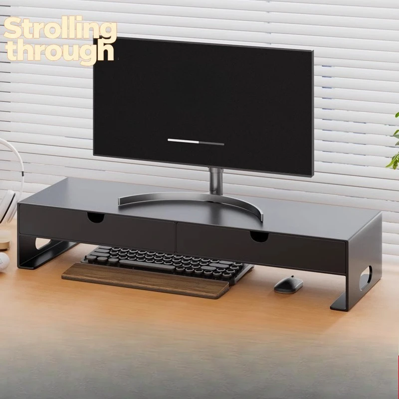 Подставка для компьютера с выдвижным ящиком, регулируемая по высоте, для монитора и ноутбука, с полкой для хранения
Подставка для компьютера с выдвижным ящиком, регулируемая по высоте, для монитора и ноутбука, с полкой для хранения