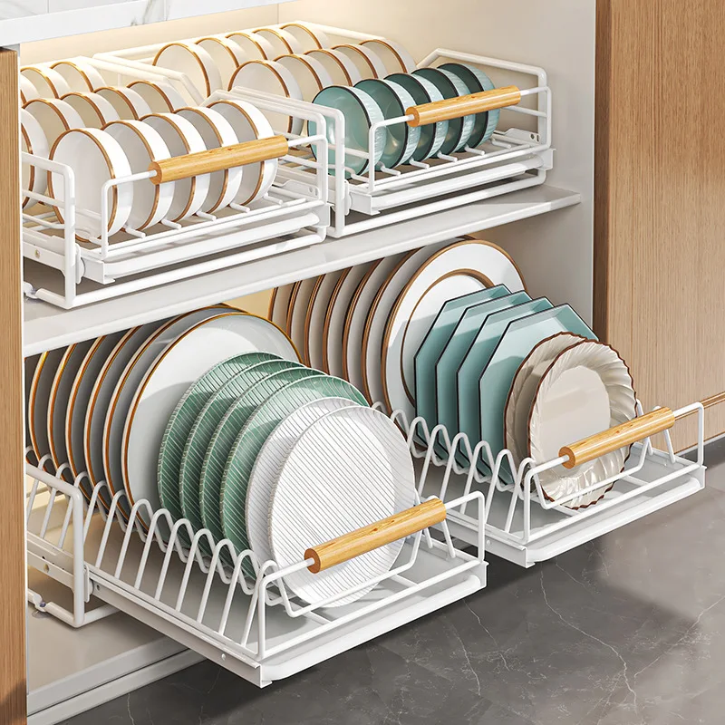 Rust-proof Metal Dish Drainer Organizer Shelf Sliding Kitchen Organizer Dish Rack With Auto Drain Tray
Rust-proof Metal Dish Drainer Organizer Shelf Sliding Kitchen Organizer Dish Rack With Auto Drain Tray
