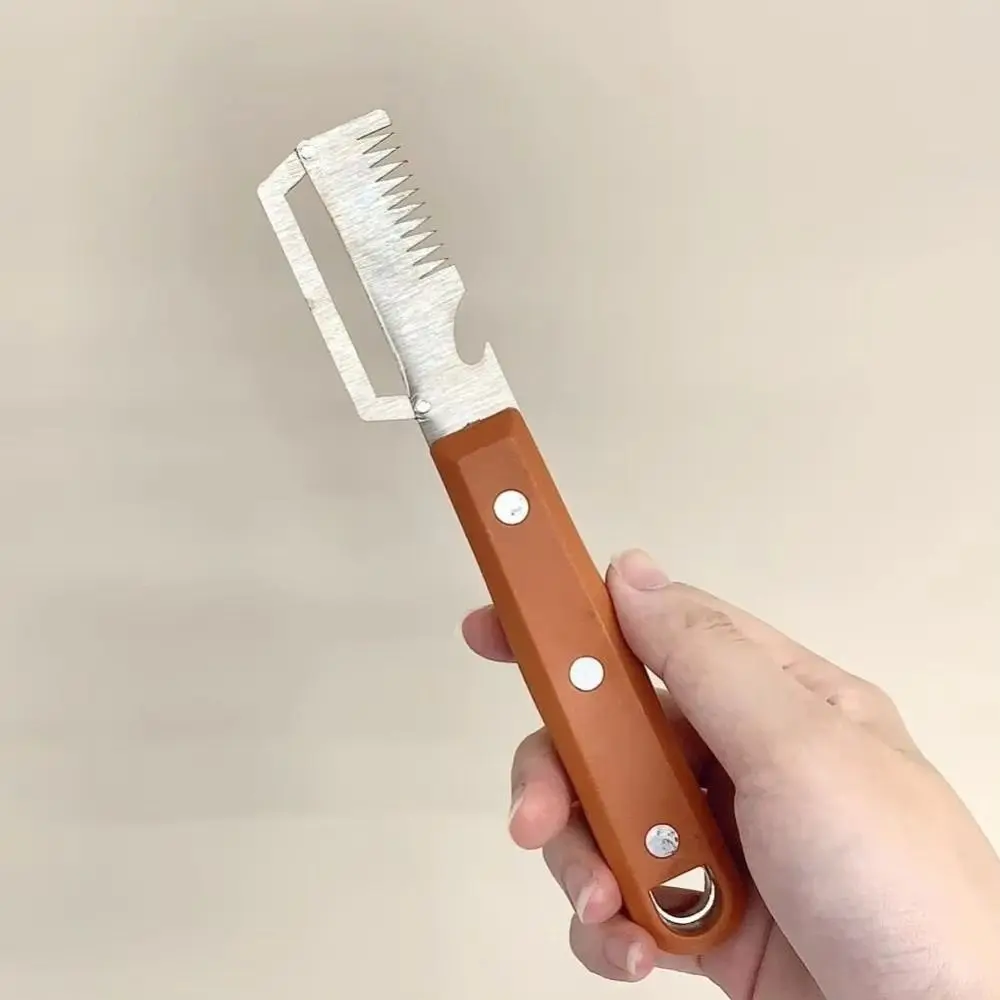 Multifunctional Vegetable Peeler with Bottle Opener&Grater Double Comb Tooth Stainless Steel Onion Peeling Portable Fruit Peeler
Multifunctional Vegetable Peeler with Bottle Opener&Grater Double Comb Tooth Stainless Steel Onion Peeling Portable Fruit Peeler
