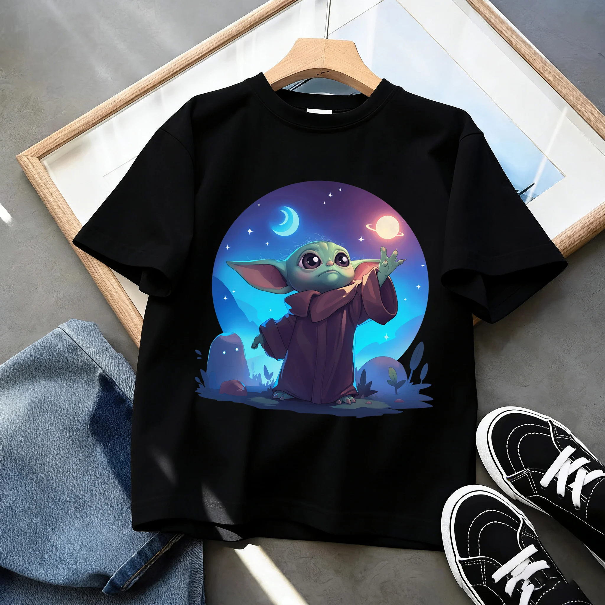 Trendy Darth Vader Star Wars Movie Pattern Kids Short Sleeve T Shirt Soft Breathable Streetwear Top Boys Girls Daily Summer Wear
Trendy Darth Vader Star Wars Movie Pattern Kids Short Sleeve T Shirt Soft Breathable Streetwear Top Boys Girls Daily Summer Wear
