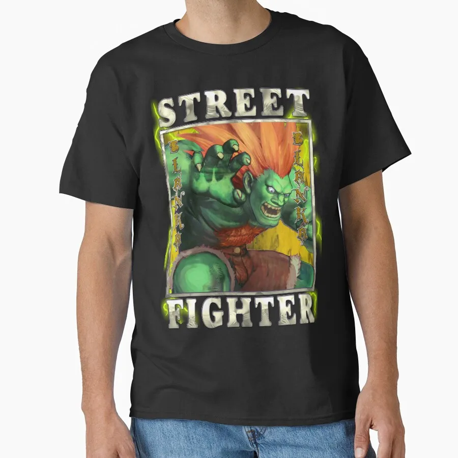 Street Fighter 4 - Blanka SF4 Retro video game Gift t shirt C100% cotton printed Cartoon Graphic Tee Y2K clothes Large size Tops
Street Fighter 4 - Blanka SF4 Retro video game Gift t shirt C100% cotton printed Cartoon Graphic Tee Y2K clothes Large size Tops