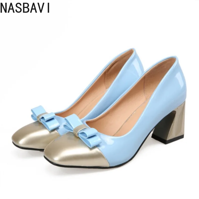 NASBAVI милые женские туфли-лодочки на высоком каблуке, большой размер 45, роскошные элегантные офисные свадебные туфли на каблуке красного, розового и синего цвета для девочек
NASBAVI милые женские туфли-лодочки на высоком каблуке, большой размер 45, роскошные элегантные офисные свадебные туфли на каблуке красного, розового и синего цвета для девочек