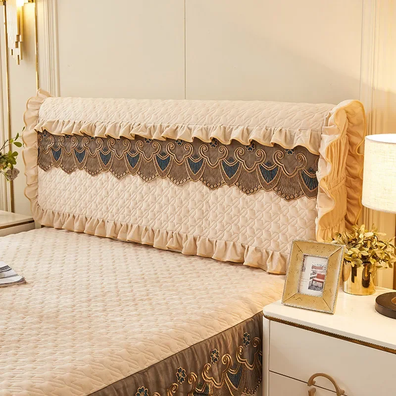 AI WINSURE-Lace Velvet Headboard Covers for Bed, Soft, Double Size, King, Quilted Full Coverage Back Protector, with Pocket
AI WINSURE-Lace Velvet Headboard Covers for Bed, Soft, Double Size, King, Quilted Full Coverage Back Protector, with Pocket