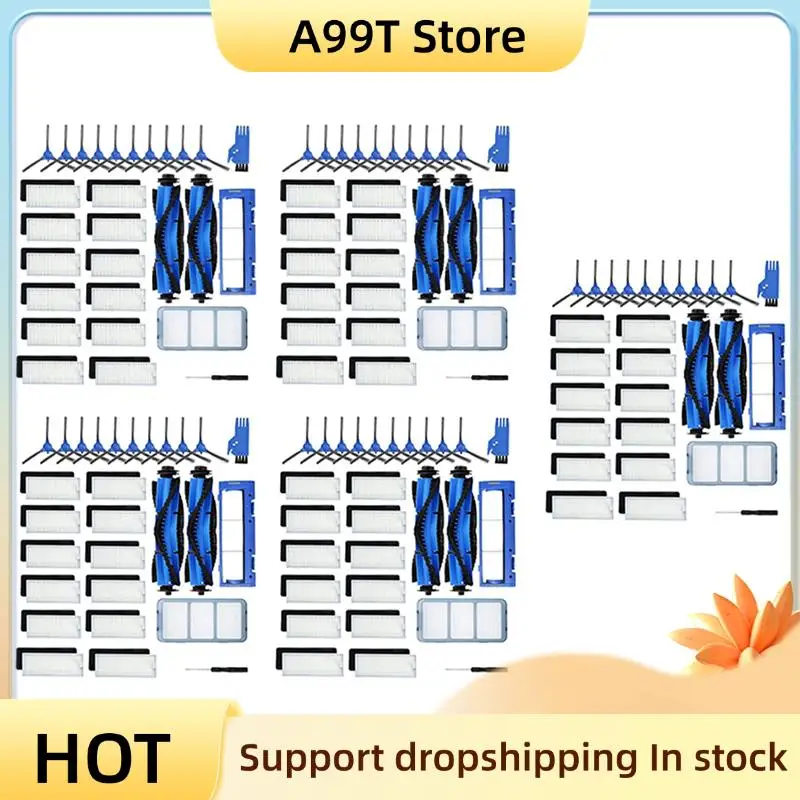 A99T 140-Pack Replacement Parts Accessories Kit For Eufy Robovac 11S 12 30C 15T 15C 35C Robotic Vacuum Cleaner 60 Filters
A99T 140-Pack Replacement Parts Accessories Kit For Eufy Robovac 11S 12 30C 15T 15C 35C Robotic Vacuum Cleaner 60 Filters