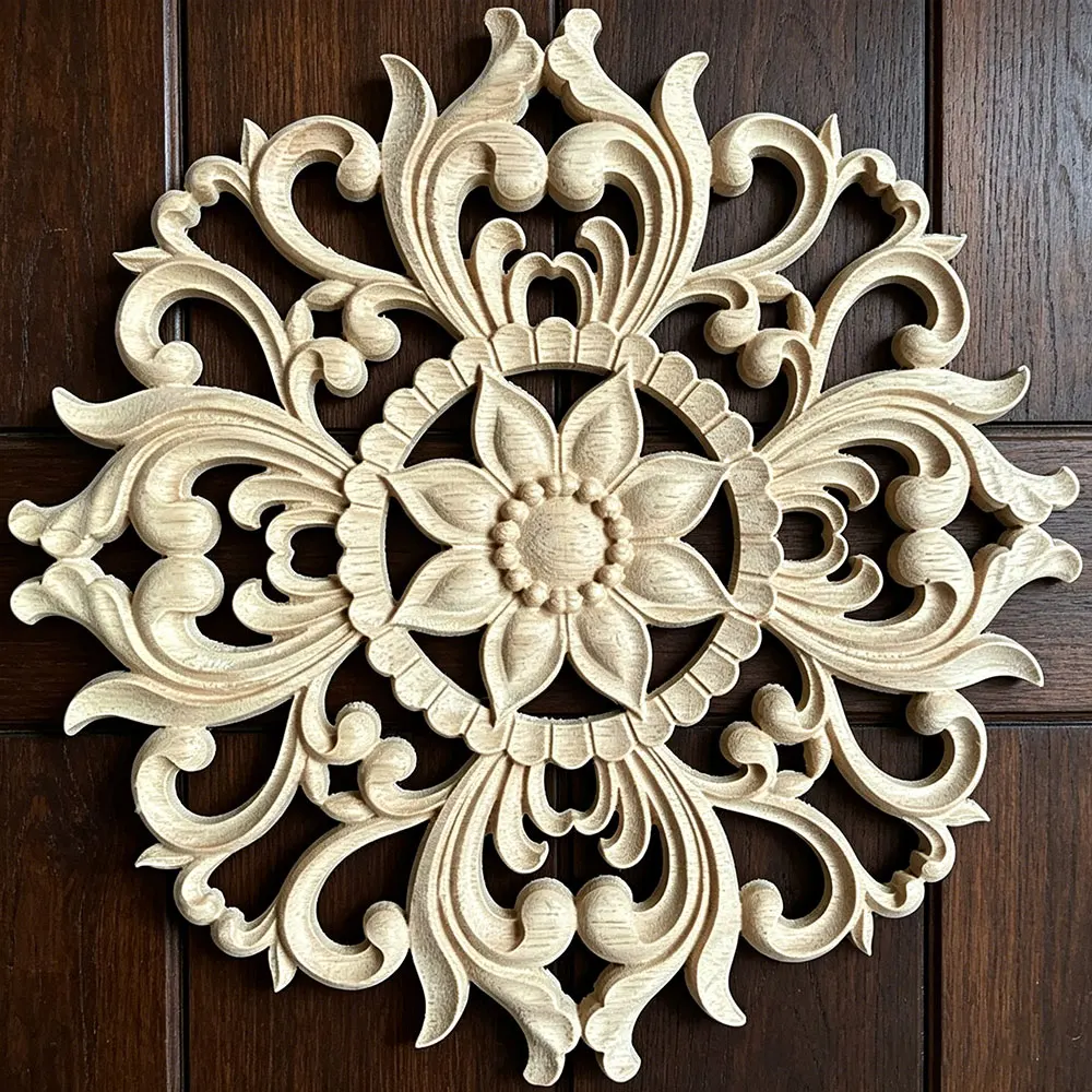 20-35cm Woodcarving Wood Decal Carving Lines Wood Applique Wood Rose Rubber Home Decoration Furniture Cabinet Accessories
20-35cm Woodcarving Wood Decal Carving Lines Wood Applique Wood Rose Rubber Home Decoration Furniture Cabinet Accessories