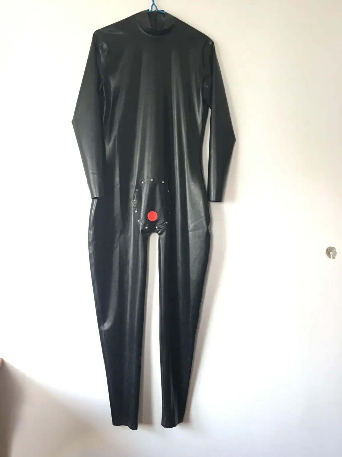 New Latex Rubber Black Suit Bodysuit Handsome Catsuit Crotch Rivet Size S-XXL fashion Clubs
New Latex Rubber Black Suit Bodysuit Handsome Catsuit Crotch Rivet Size S-XXL fashion Clubs