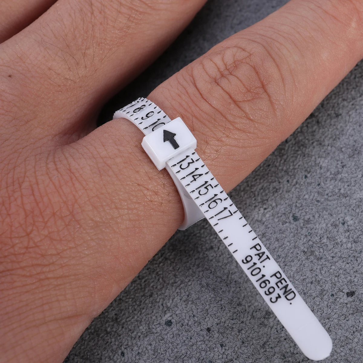Multisizer Ring Measuring Tool Adjustable Gauge Sizer Stick Reusable Plastic Finger Measurement Instrument for Slip
Multisizer Ring Measuring Tool Adjustable Gauge Sizer Stick Reusable Plastic Finger Measurement Instrument for Slip